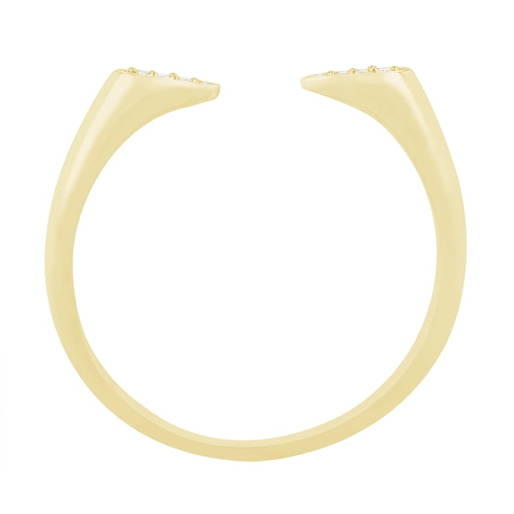 Atypischer Ring mit sechs Diamanten Aislinn 83043