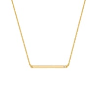 Feine goldene Halskette mit Diamanten Dayna