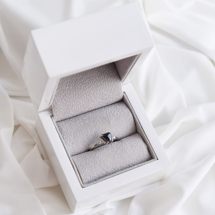 Ring mit Salt and Pepper Diamant Clay 90250