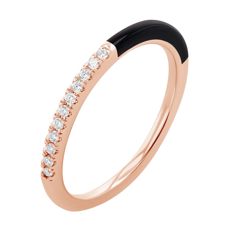 Ring aus Keramik mit Lab Grown Diamanten Danyl 120848