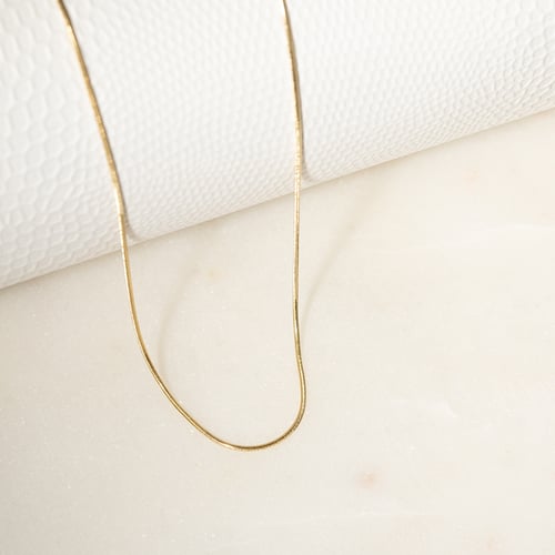 Snake Kette 45 cm 585er in Gelbgold