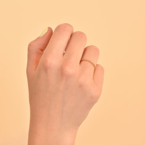 Minimalistischer Ring aus Kugeln Leilani