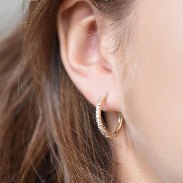 Creolen mit Diamanten 2723