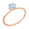 Verlobungsring mit Aquamarin Birdie