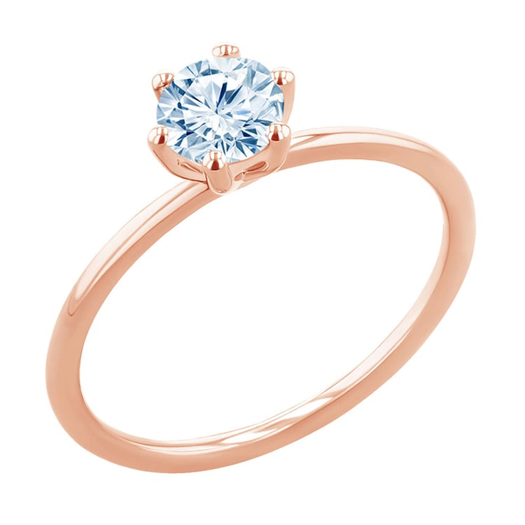 Verlobungsring mit Aquamarin Birdie 151025