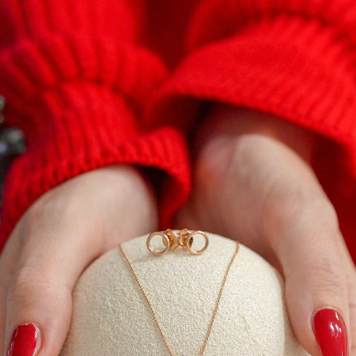 Wunderschöne runde Ohrstecker Belisa 38610