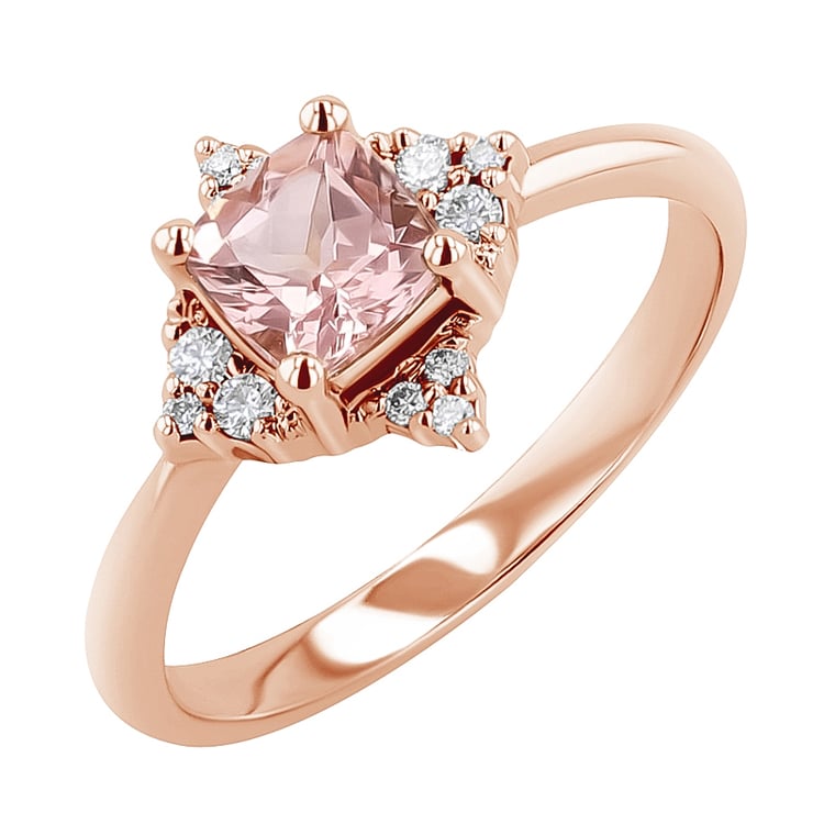Ring mit Morganit und Diamanten Ethany 127648