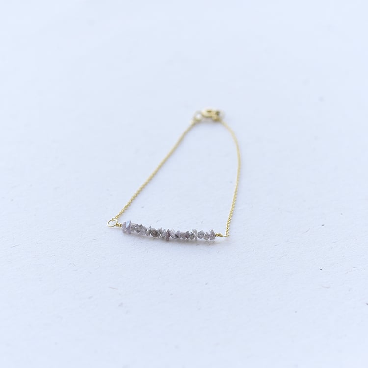 Armband aus Gold mit rosa ungeschliffenen Diamanten Benaty 69514