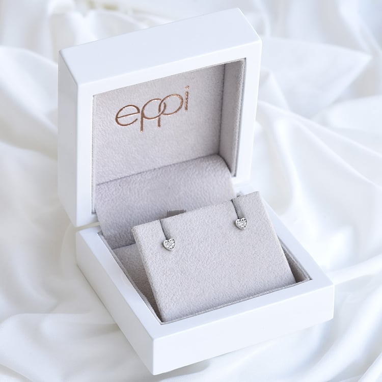 Ohrringe in Herzform mit Diamanten Janella 85087