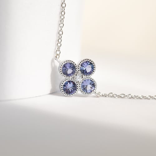 Tansanitarmband mit Diamanten Reith