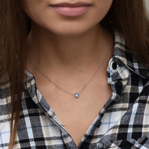 Goldenes Schmuckset mit Aquamarinen Omame
