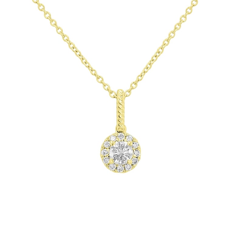 Romantischer Anhänger mit Lab Grown Diamanten Danny