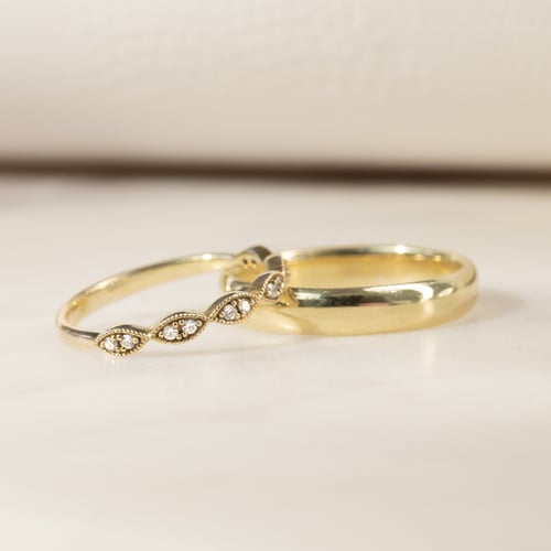 Silberner Eternity-Ring mit Lab Grown Diamanten Talita