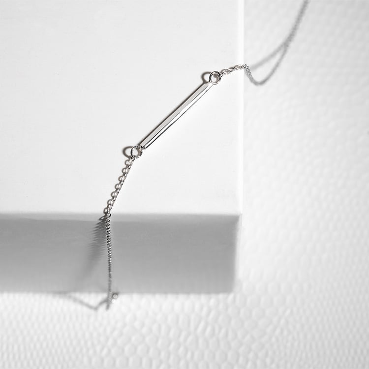 Minimalistisches Goldarmband Bar 125933