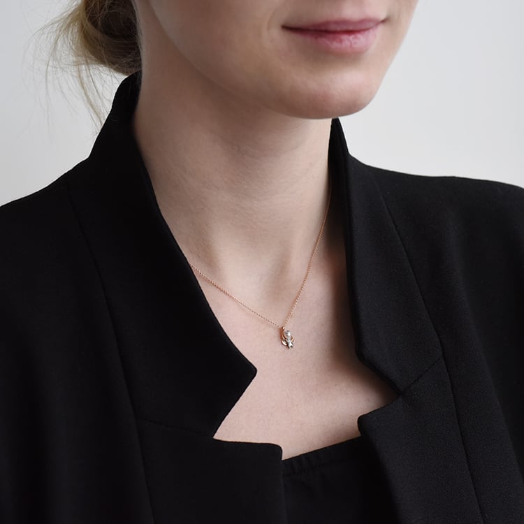 Goldener Anhänger mit Engel Arthur 91809