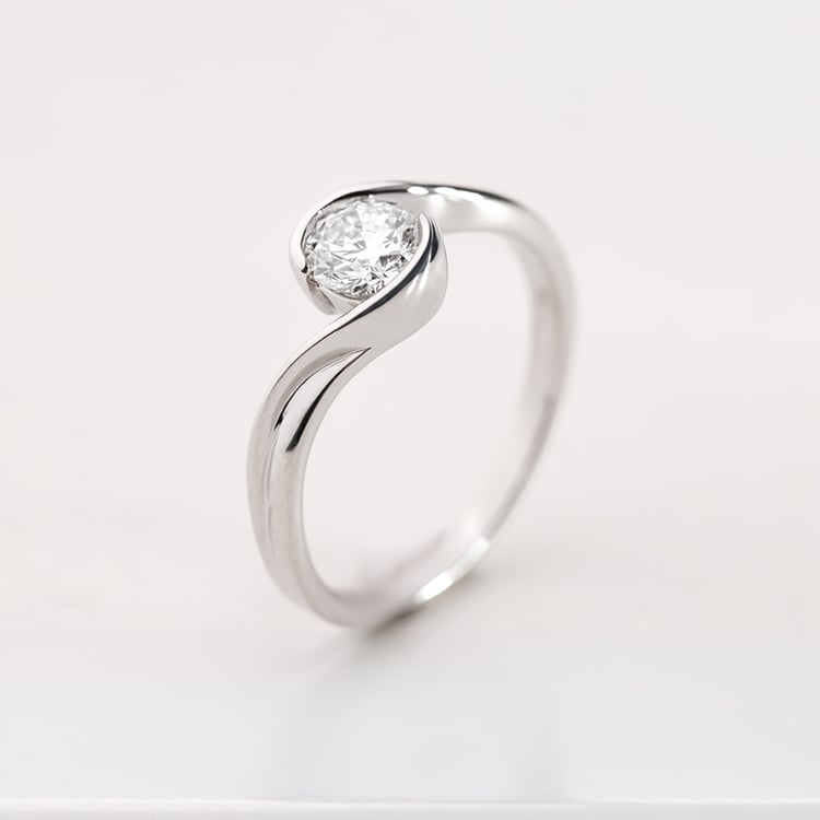 Klassischer Verlobungsring mit Diamant Yadu 147936