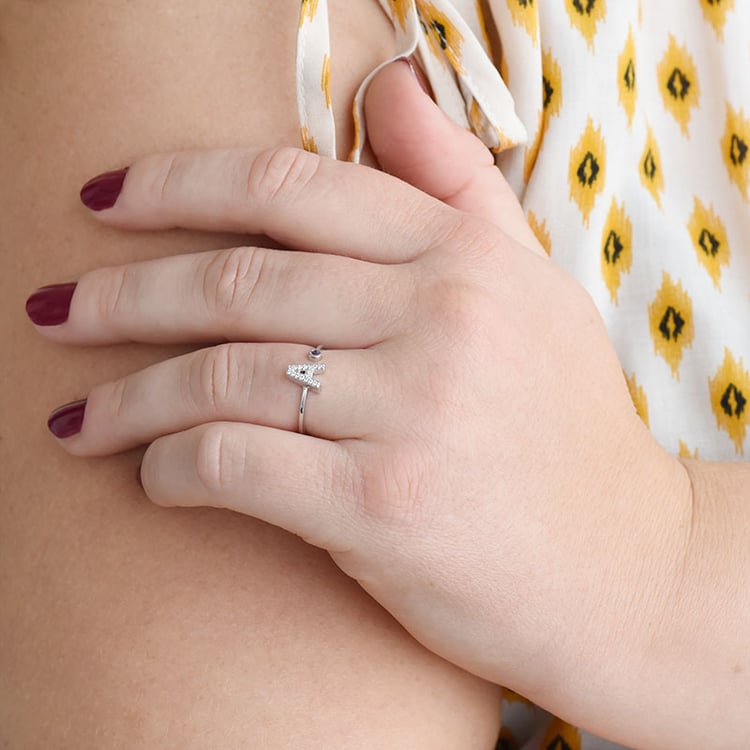 Ring mit Buchstabe 88774