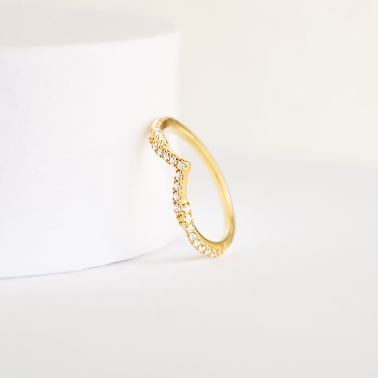 Eternityring in V-Form mit Lab Grown Diamanten Zach 142679