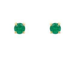 Ohrstecker mit Smaragden mit Auswahl der Größe Franci