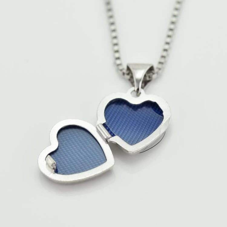 Silbernes Medaillon mit einem Diamanten Galya 15031