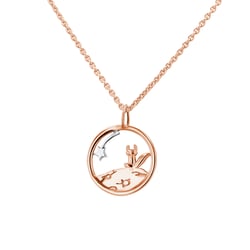 Geschnitzte Anhänger mit Fuchs Kleiner Prinz