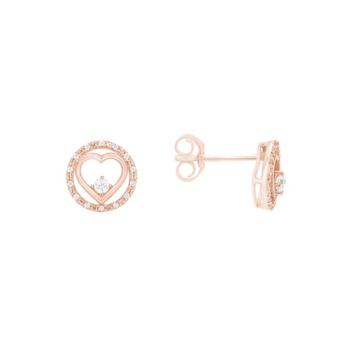 Romantische Ohrringe mit Diamanten Sofya