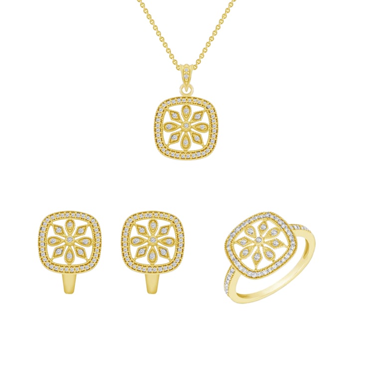 Schmuckset mit Diamanten 48857