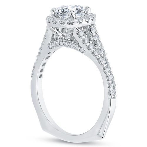 Verlobungsring im Halo-Stil mit Lab Grown Diamanten Tribeca