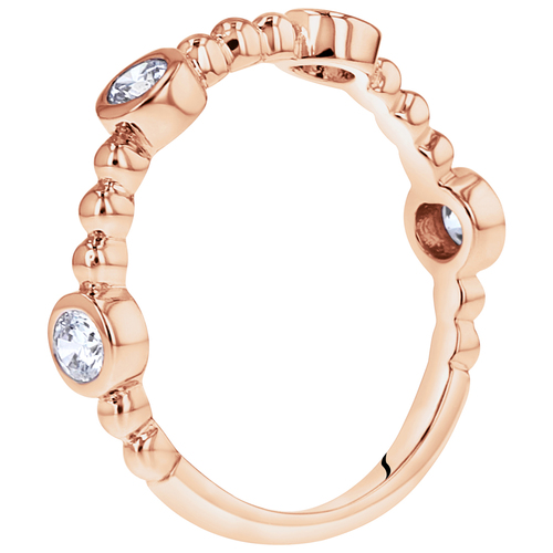 Silberner Ring mit Zirkonia 44648