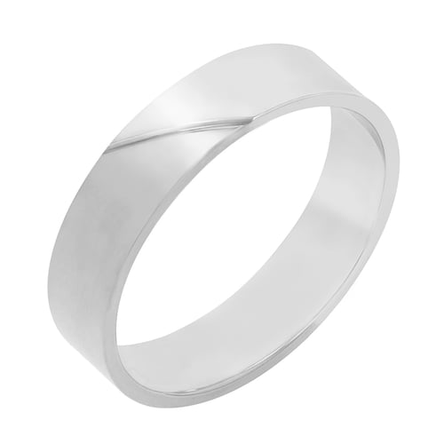 Trendy Eheringe aus Gold mit einem Diamanten Mert