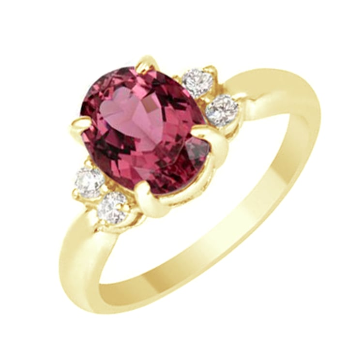 Ring mit Turmalin und Diamanten Celandia 83808