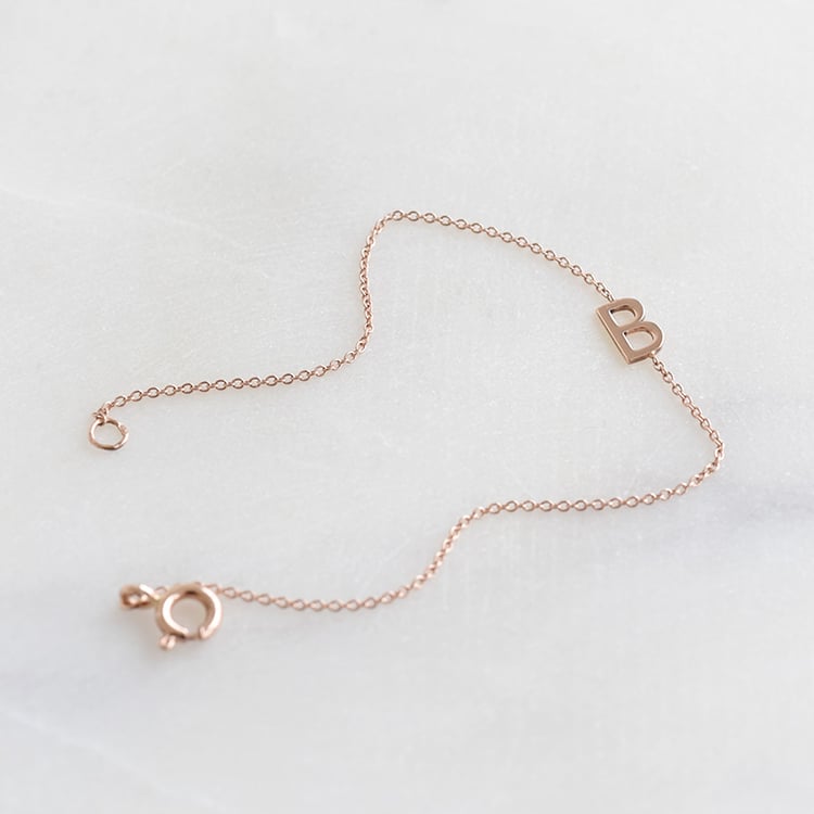 Armband mit Buchstaben Ihrer Auswahl Annika 88461