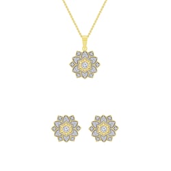 Schmuckset aus Gold mit Diamanten Vilette