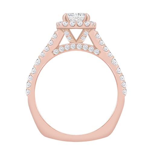 Verlobungsring mit Diamanten Malana