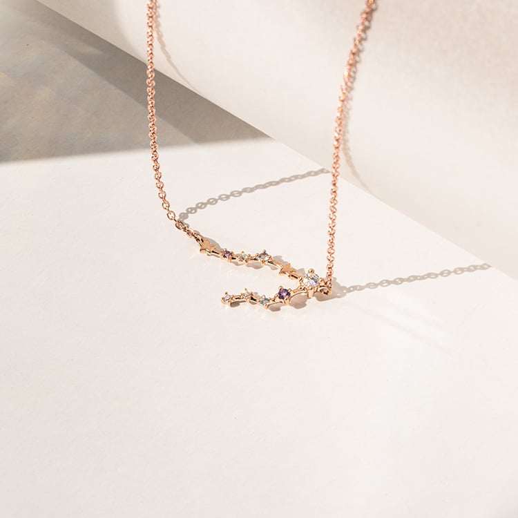 Halskette mit Tierkreiszeichen Pisces 140984