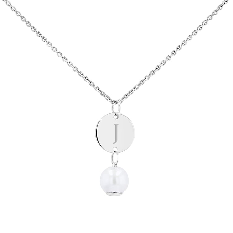 Perlenanhänger mit Gravur Hilda