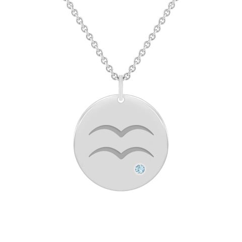 Anhänger Gold mit Wassermann Sternzeichen 59960