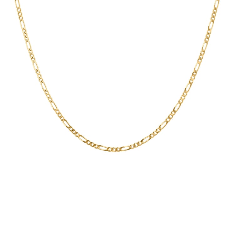 Silberne Figaro Kette 45 cm 124328