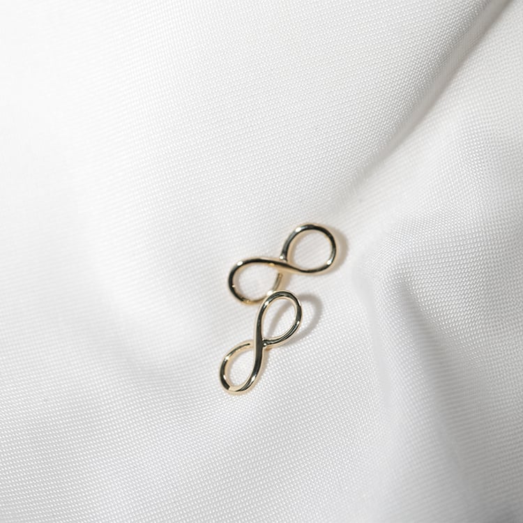 Ohrstecker mit Unendlichkeitszeichen Infinity 131324