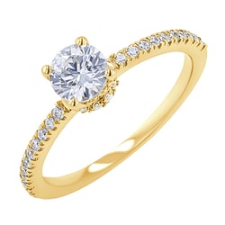 Verlobungsring mit Diamanten Prisha