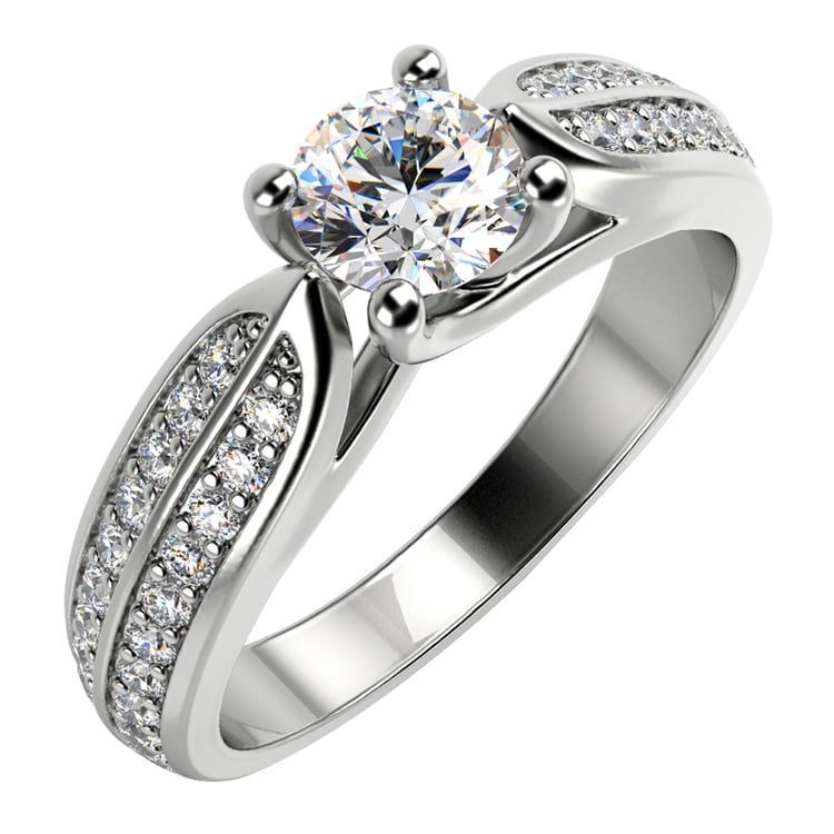 Verlobungsring aus Platin