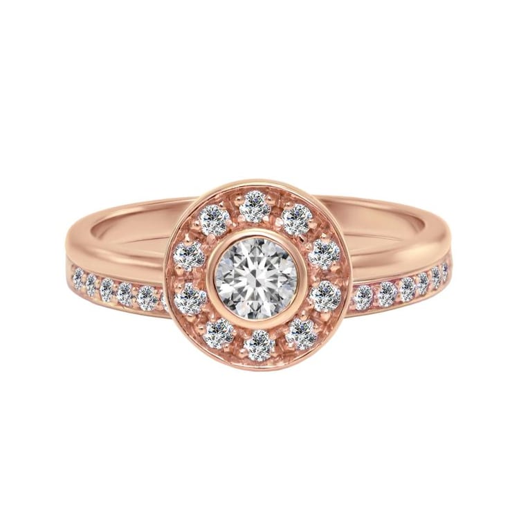 Strahlendes Verlobungsset mit Diamanten Amanda 27484