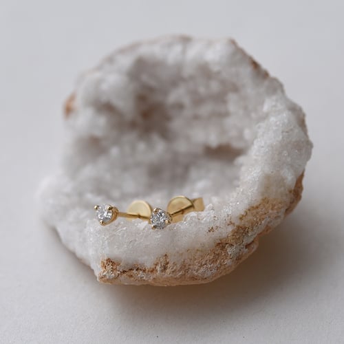 Martini-Ohrstecker mit Diamanten Camdyn