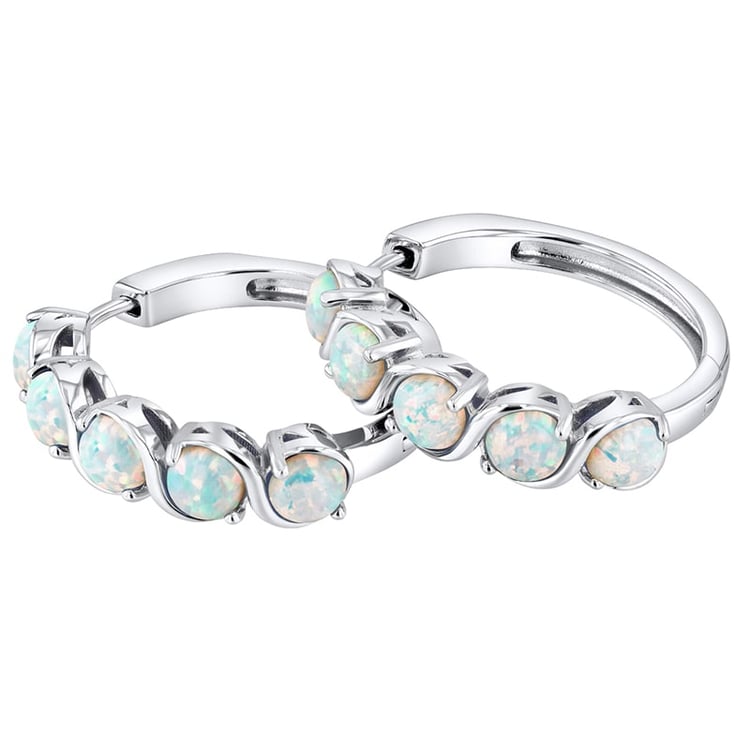 Silberne Ohrringe 34886