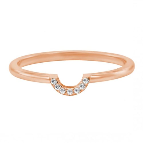 Goldener Diamantring Zarra