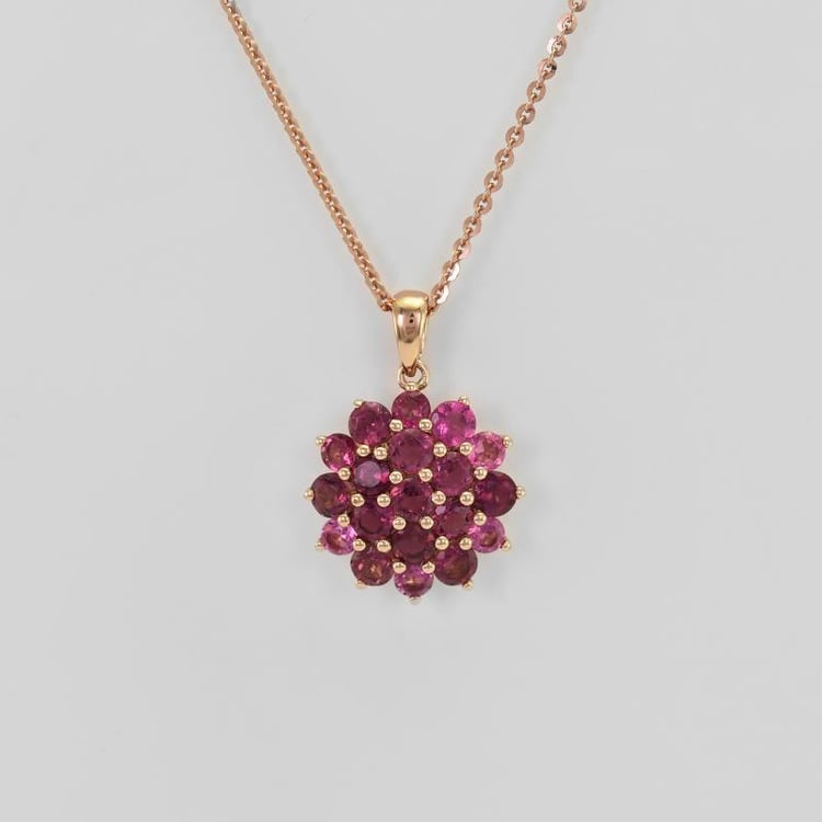 Kette mit Turmalin Anhänger 4736