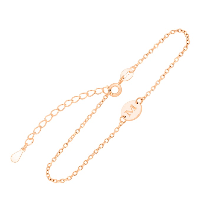 Goldenes Armband mit eines Buchstabens Lima 168608
