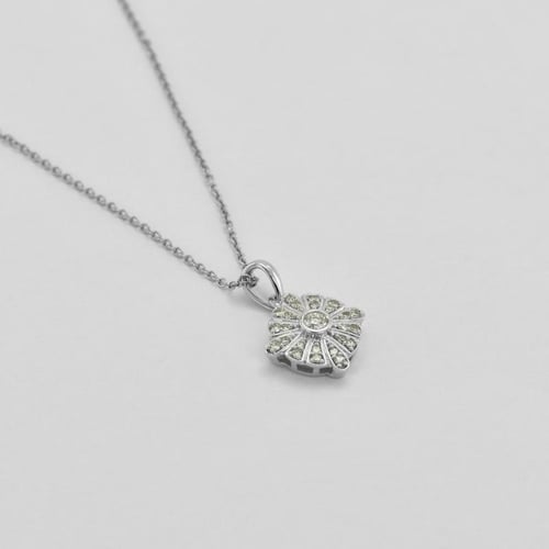 Goldenes Schmuckset mit Diamanten Linnet