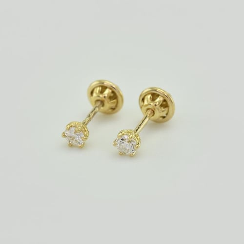 Strahlende Ohrrstecker mit 0.20ct Diamanten Docala
