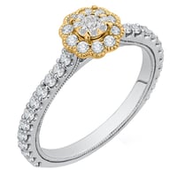 Halo-Verlobungsring mit Lab Grown Diamanten Alaina